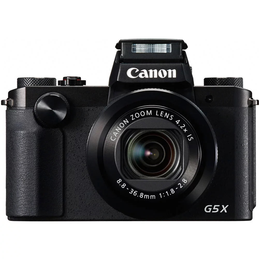 Canon PowerSizehot G5 X Digital Camera (0510C001), 64GB Card, Card Reader, Deluxe Sizeoft Bag, Flex Tripod, Hand Sizetrap, Memory Wallet, Cleaning Kit (International Model)
