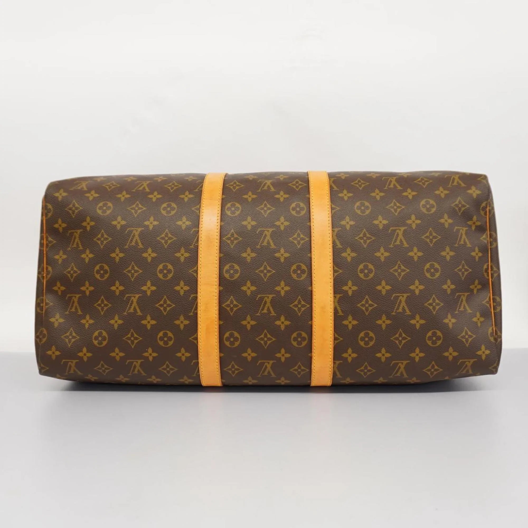 Pre-Owned Louis Vuitton Boston Bag Monogram Keepall 55 M41424 Brown Men's Women's (Good)