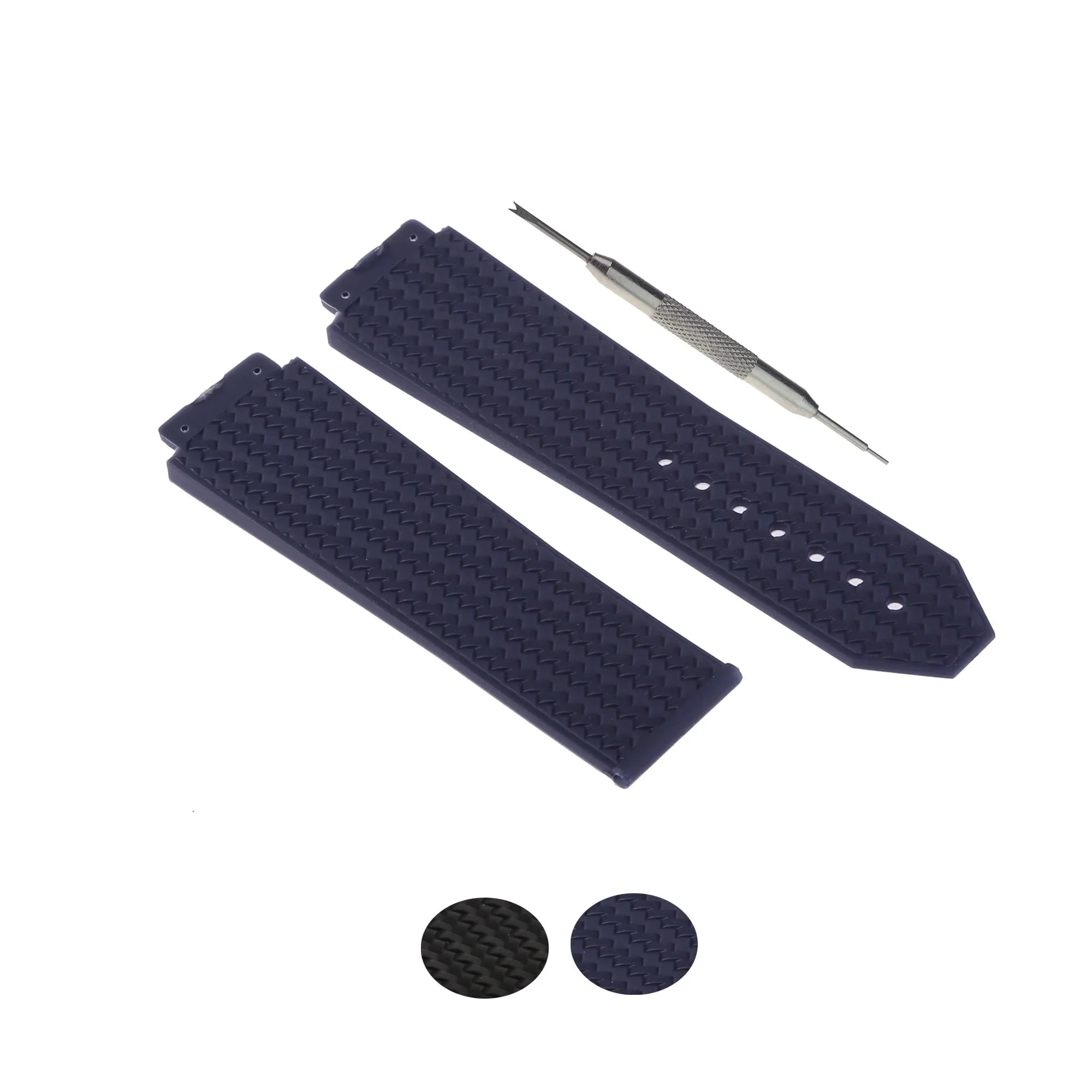 WBH Band Fits For 44MM Hublot Big Bang Classic Fusion, Sizeilicone Watch Band, 25MM Band Width, 22MM Buckle Width