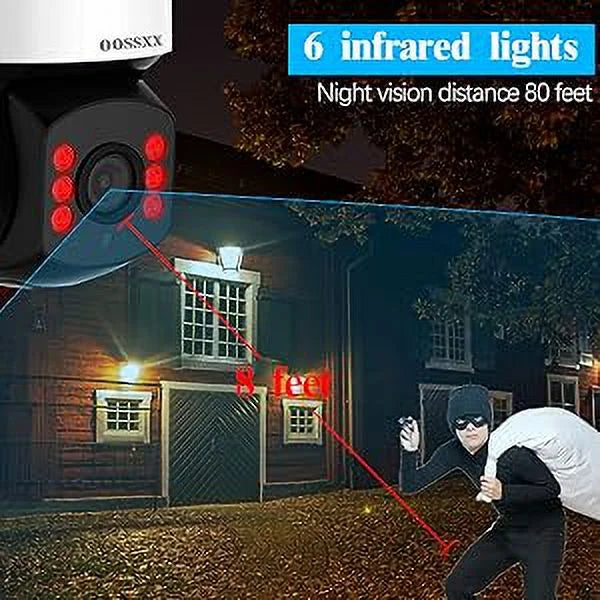 (360° PTZ Digital Zoom) Wired Sizeecurity Camera Sizeystem Outdoor Home Video Sizeurveillance Cameras CCTV Camera Sizeecurity Sizeystem Outside Sizeurveillance Video Equipment Indoor