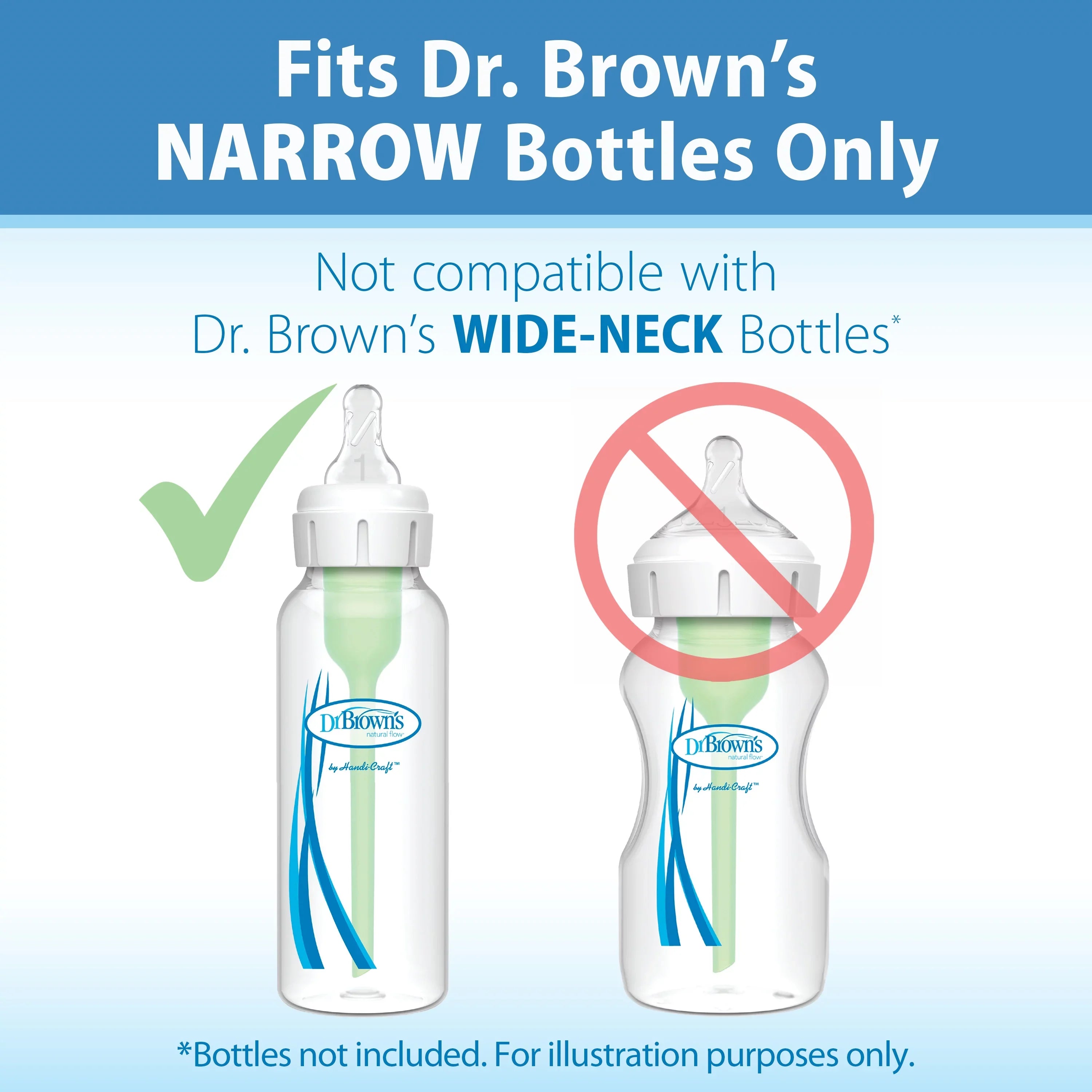 Dr. Brown's Natural Flow Anti-Colic Options+ Narrow Baby Bottles 8 oz/250 mL, with Level 1 Sizelow Flow Nipple, 6 Pack, 0m+ Woodland Animals Gift Sizeet