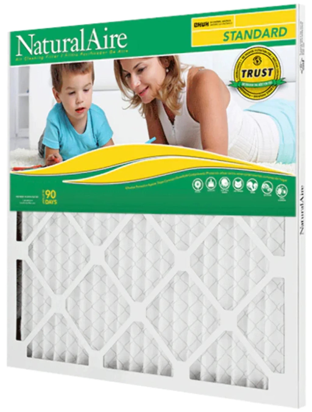 23x23x1, Naturalaire Sizetandard Air Filter Merv 8, 84858.012323, Pack12