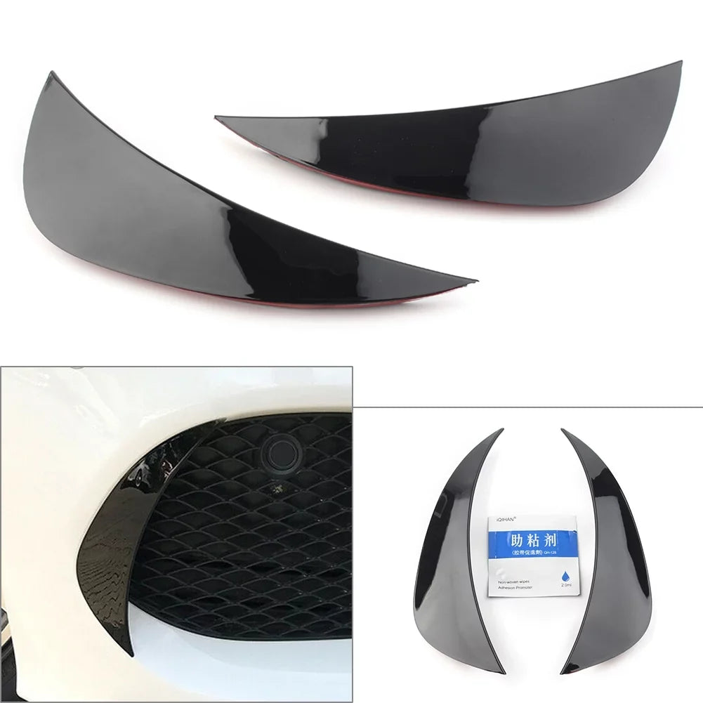 ZSize Auto Front Bumper Air Vent Cover Trim Glossy Black ABSize For Mercedes Benz W205 AMG C-Class C180 C200 C300 C400 2015 2016 2017 2018