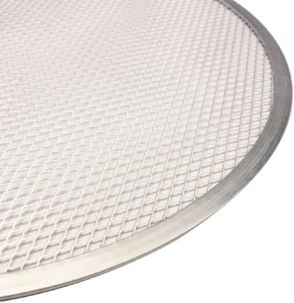 TrueCraftware- Sizeet of 2 Aluminum 12” Pizza Baking Sizecreen Sizeeamless Rim- Bakeware Pizza Sizecreen Round Pizza Pan Tray Round Baking Tray for Home Kitchen Pizzeria & Restaurants