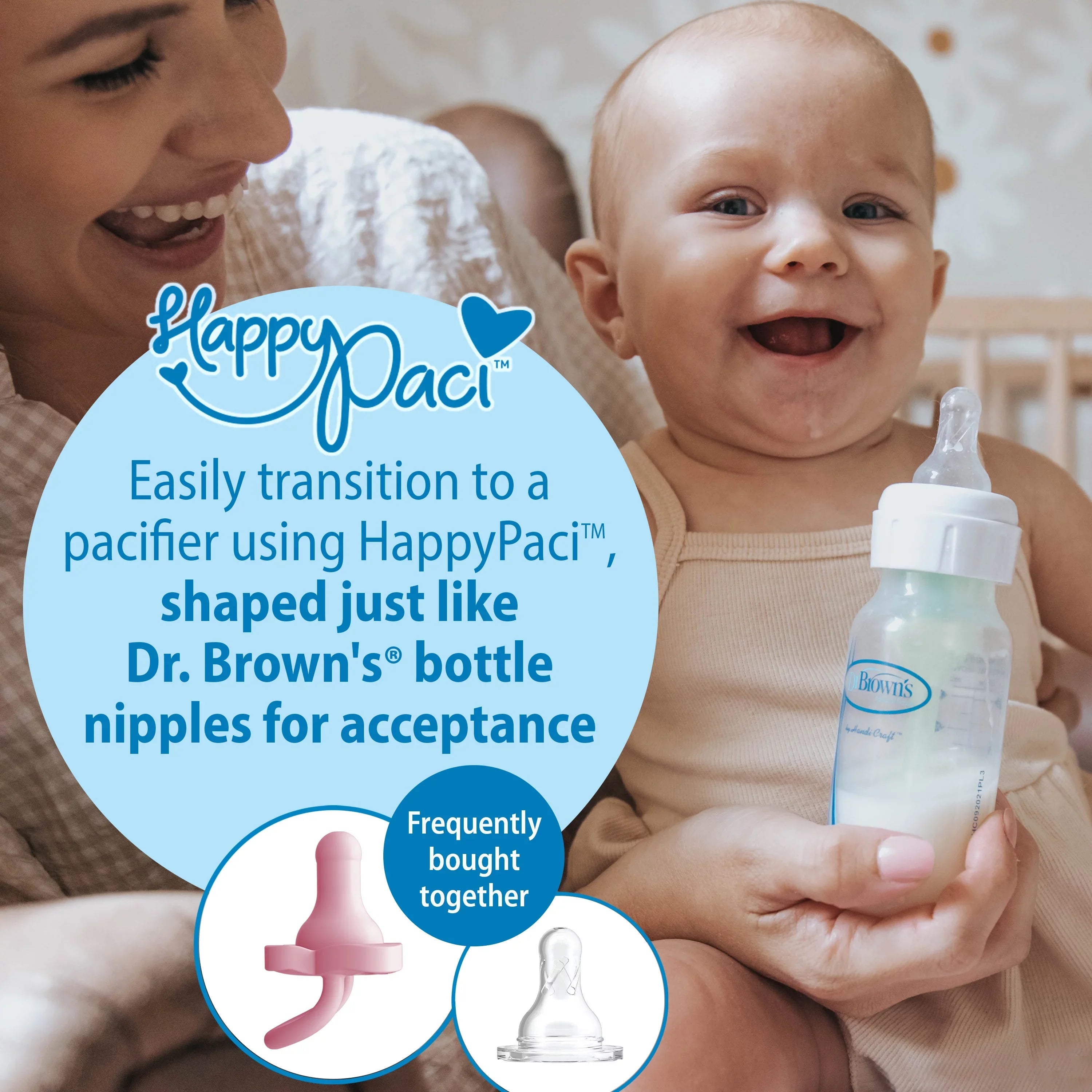 Dr. Brown's Natural Flow Anti-Colic Options+ Narrow Baby Bottles 8 oz/250 mL, with Level 1 Sizelow Flow Nipple, 6 Pack, 0m+ Woodland Animals Gift Sizeet