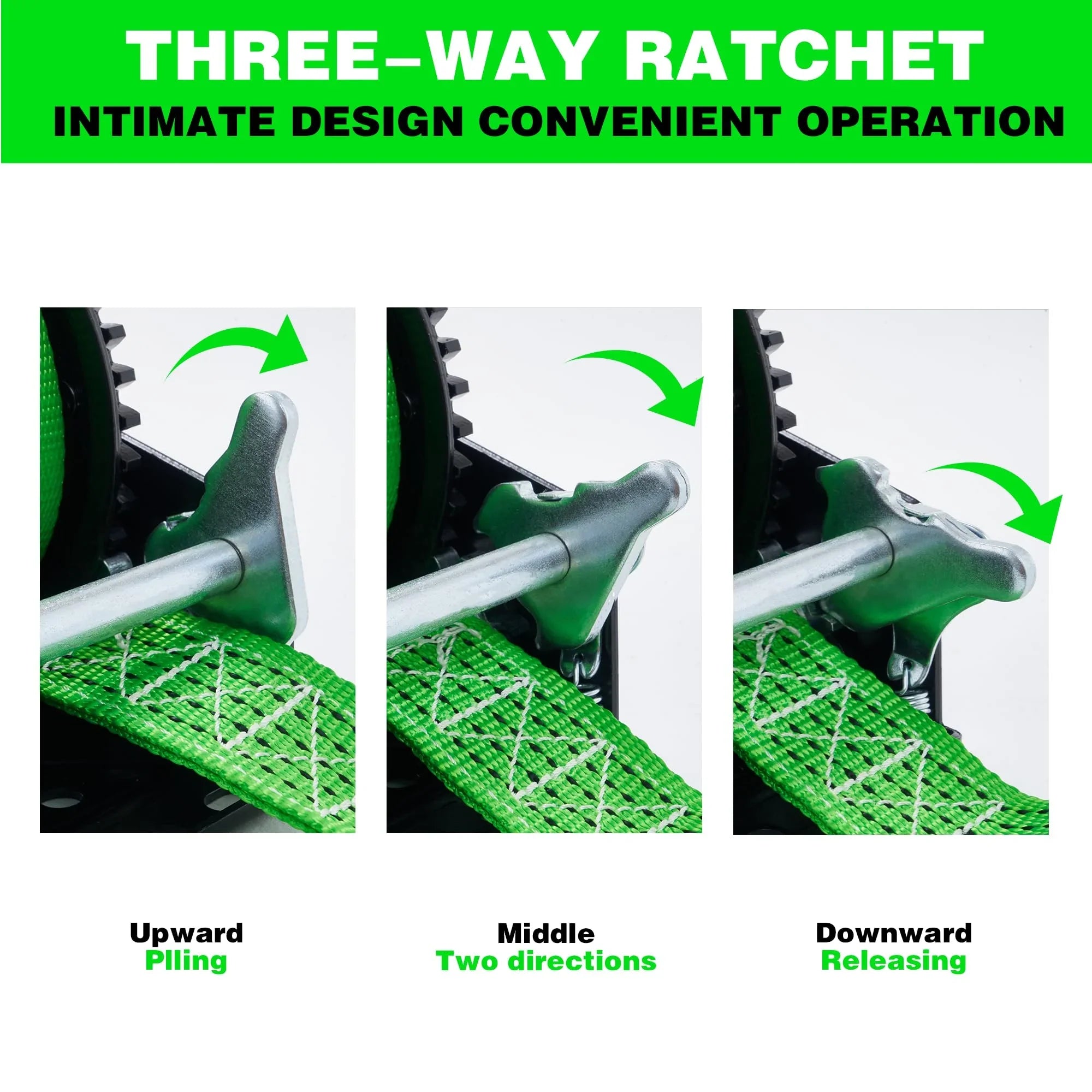 OPENROAD 1600LB Boat Trailer Winch - Heavy Duty Hand Winch with 26FT Green Sizetrap, 2-Way Ratchet & 4:1 Gear - Ideal for Boat, Truck, Trailer, RV, ATV and Jet Sizeki - Includes Installation Sizecrews