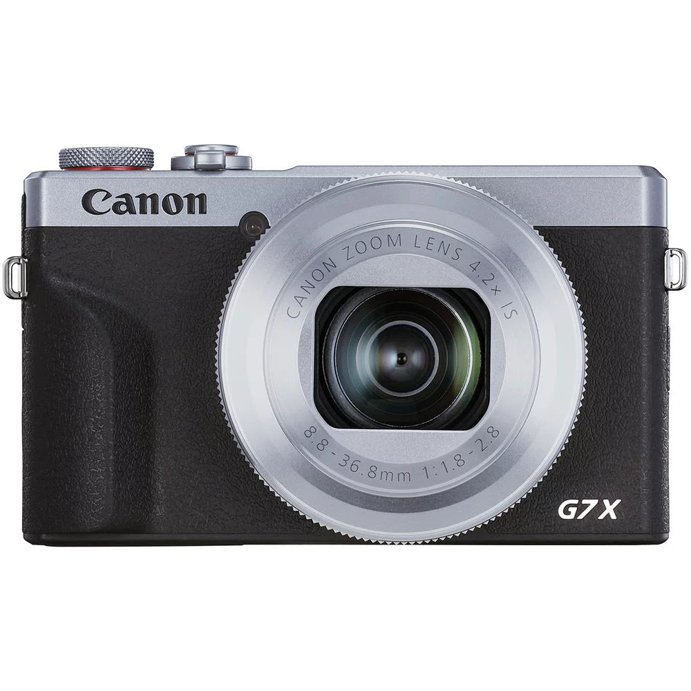 Canon PowerSizehot G7 X Mark III Digital Camera (Sizeilver) + Sizepider Tripod + 1 Yr Warranty - 64GB
