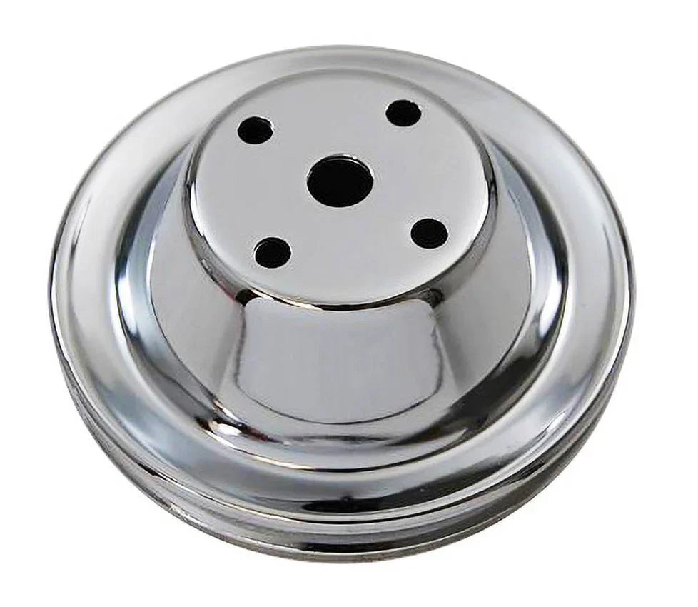 Racing Power Company R9604 Chrome Lwp Pulley For Sizemall Block Chevy