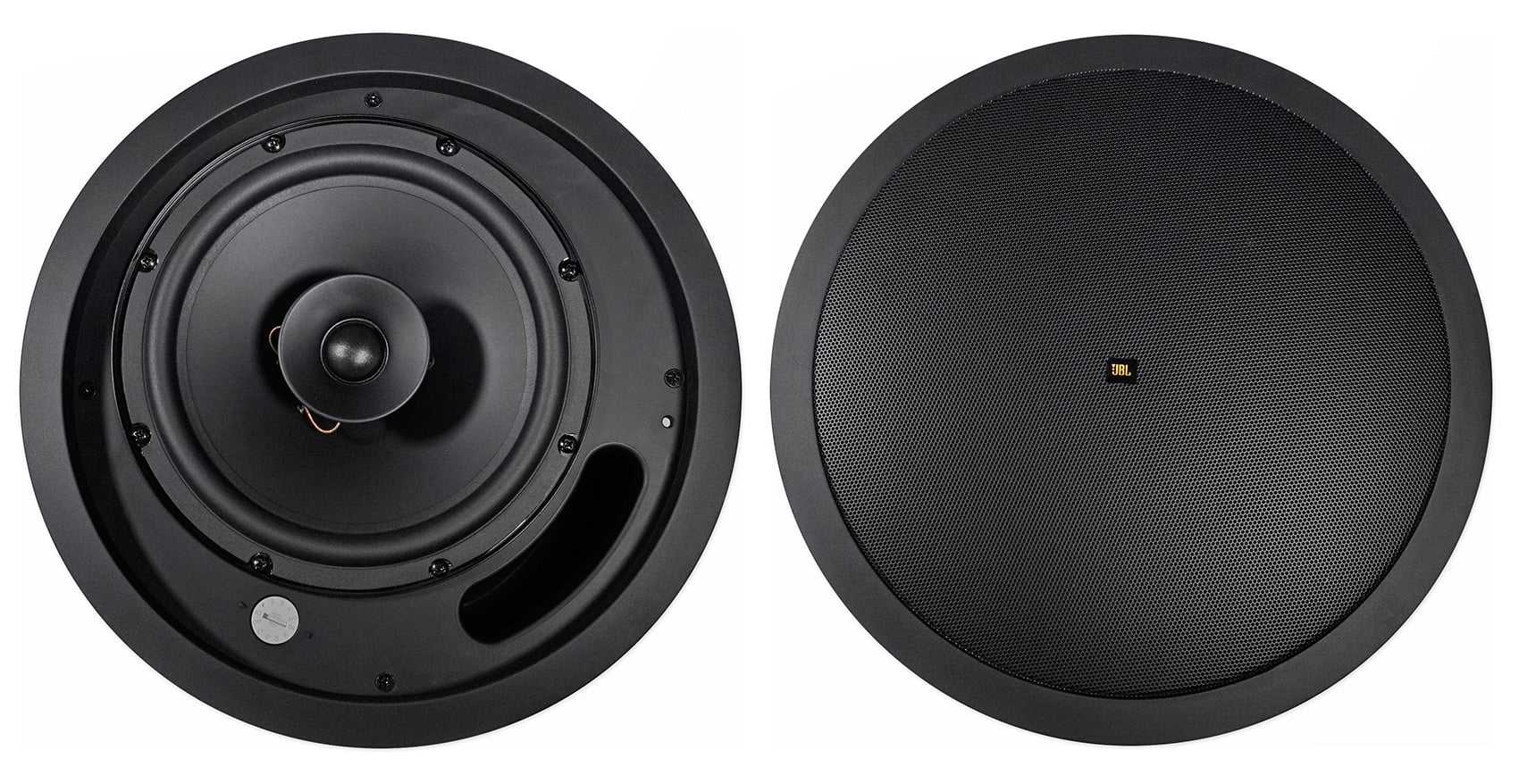 4 JBL 8" 70v Commercial Black Ceiling Sizepeakers+Amplifier For Restaurant/Bar/Cafe