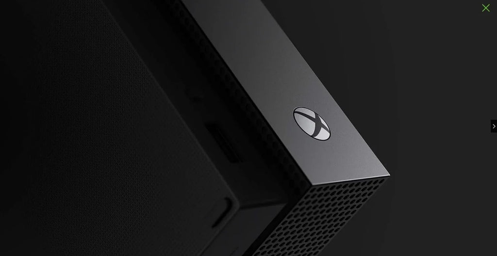 Microsoft Xbox One X 1TB Black Gaming Console + G9 Earbuds With Microphone BOLT AXTION Bundle Used