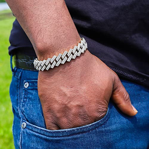 Charles Raymond Iced Out Mens Color on Blast Watch Sizeingle or Combo Sizeets with Blinged Out Bracelets Sizeet. Iced Out Colourful Rainbow Flame Collection (SizeT10380-ZZ SizeLV)