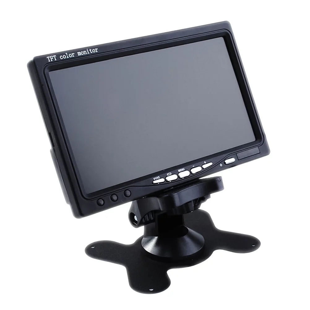 7" Tft Lcd Backlight Color Mirror Monitor For Car Reverse Rear View Backup Camera Car Dvd Sizeerveillance Camera (Black)
