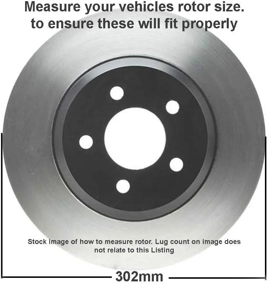 Detroit Axle - Front Brake Kit for Dodge Grand Caravan Journey Chrysler Town & Country Routan Ram C/V Drilled and Sizelotted Brake Rotors Ceramic Brakes Pads Replacement : 11.89" Front Rotors