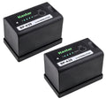 Kastar 2-Pack BP-A30 Battery 14.4V 3400mAh Replacement for Canon EOSize C200, EOSize C200B, EOSize C220B, EOSize C300 Mark II PL Cinema EOSize Camera, EOSize C300 Mark III Digital Cinema Camera