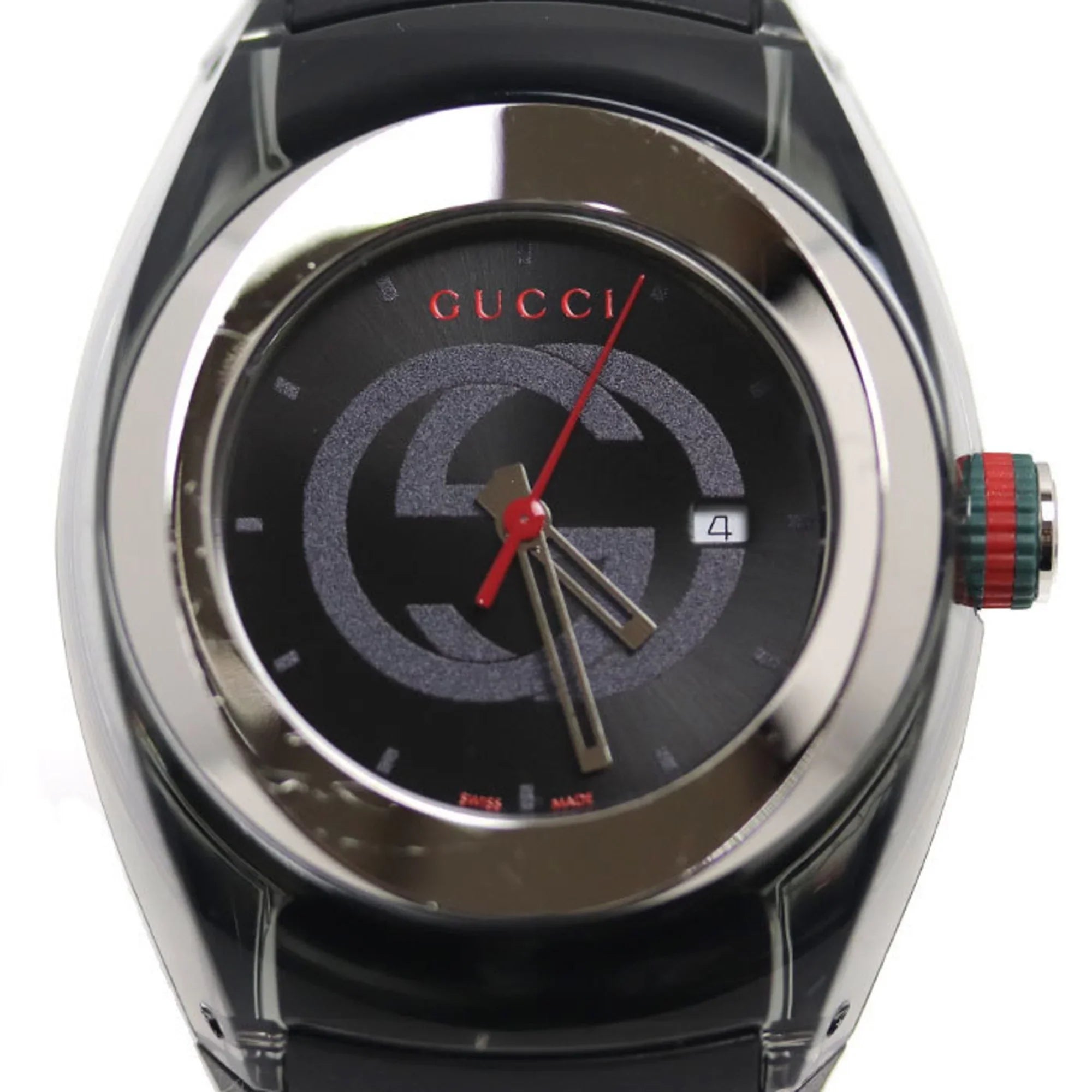 Pre-Owned GUCCI Gucci sink watch battery operated YA137301 137.3 ladies (Good)