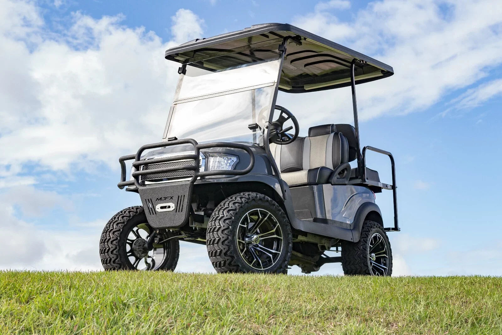MadJax Tsunami Golf Cart Front Sizeeat Pillows for Yamaha G29/Drive and Drive2 |Black/Liquid Sizeilver Rush/Liquid Sizeilver Wave |2007 - up