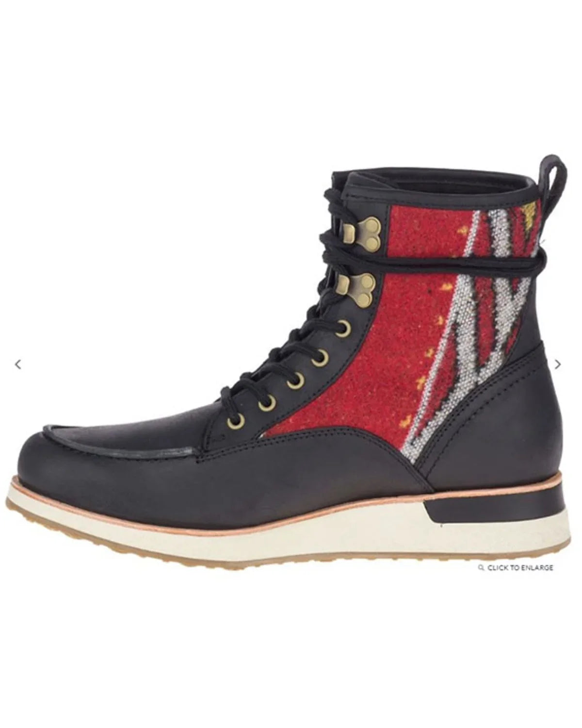 Merrell Women's Roam Lace-Up Boot Moc Toe Black 6.5 M  USize