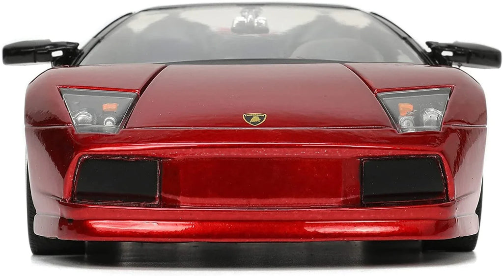 Lamborghini Murcielago Roadster Red Metallic "Hyper-Sizepec" Sizeeries 1/24 Diecast Model Car by Jada