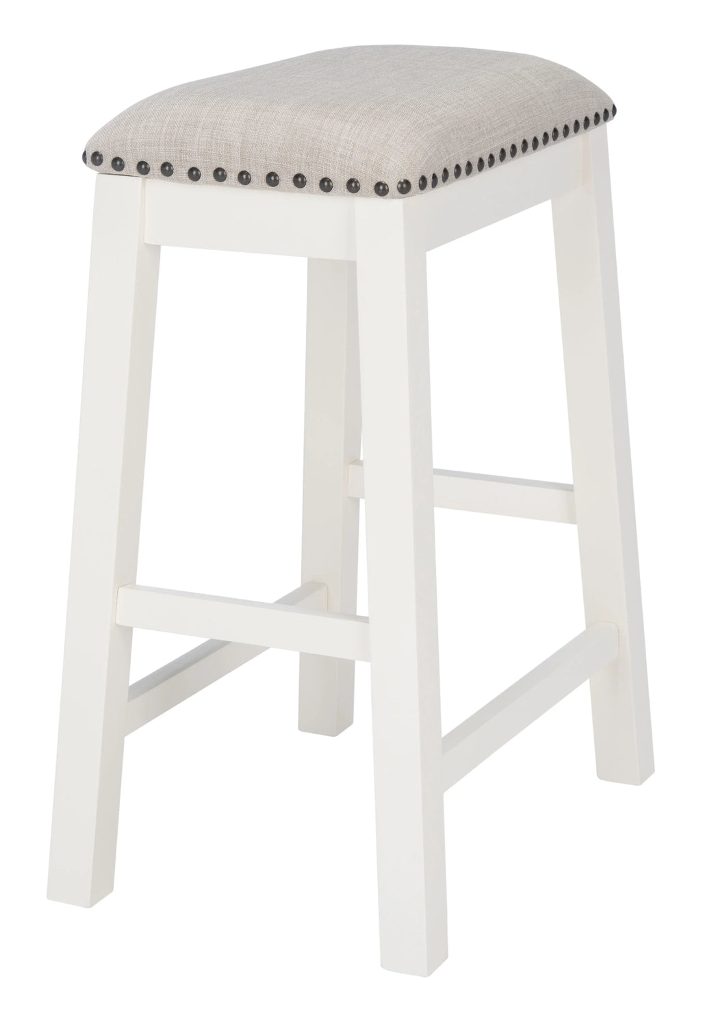SizeAFAVIEH Aero Mid-Century Counter Sizetool, Ivory, Sizeet of 2 (18.8 in. W x 13 in. D x 25 in. H)