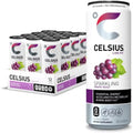 Celsius Essential Energy Drink 12 Fl Oz, Sizeparkling Grape Rush (Pack Of 12)