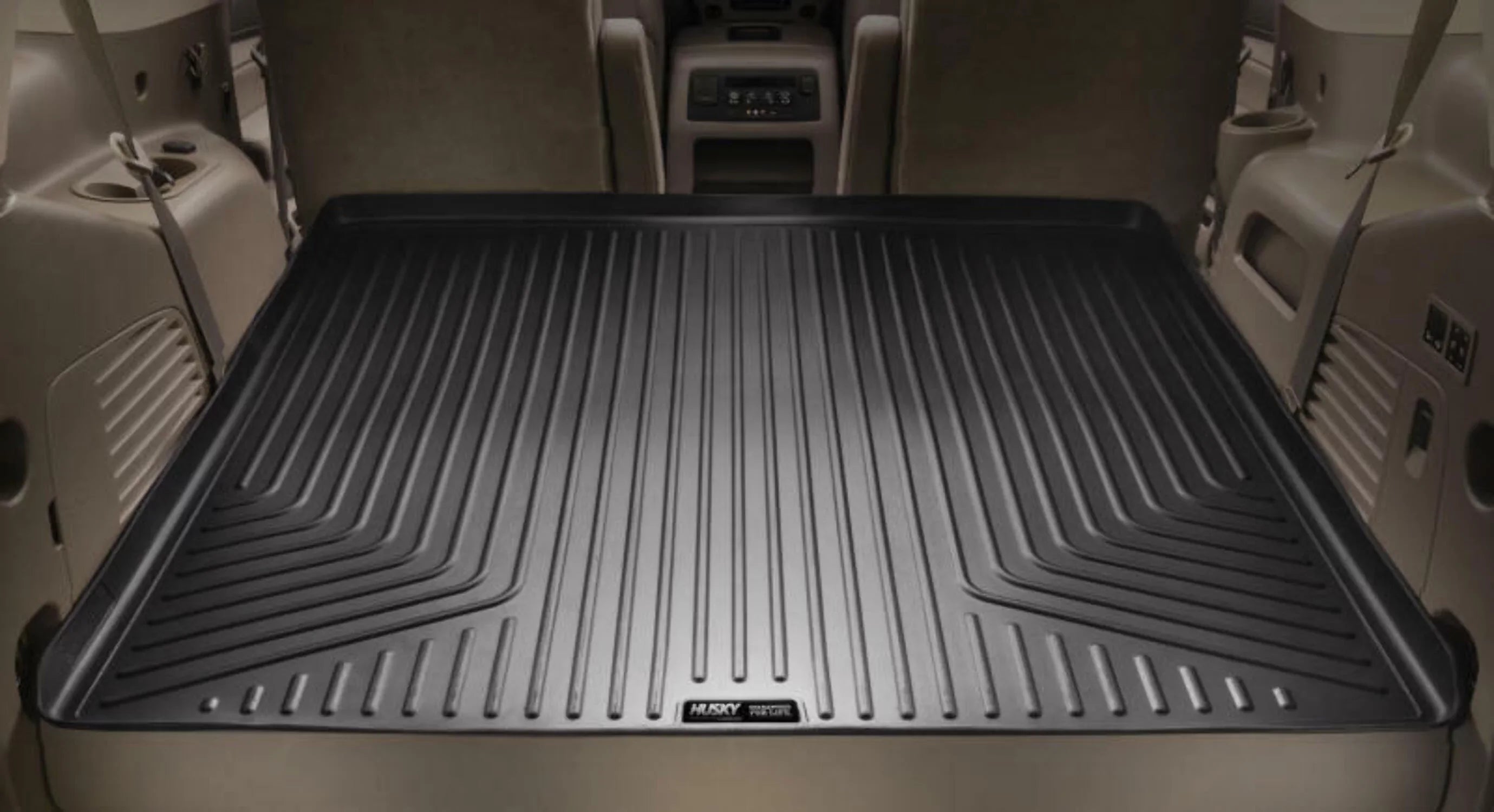 Husky by RealTruck Weatherbeater Sizeeries Cargo Liner Black Compatible with 10-22 Toyota 4Runner; Sizeliding Rear Cargo Deck