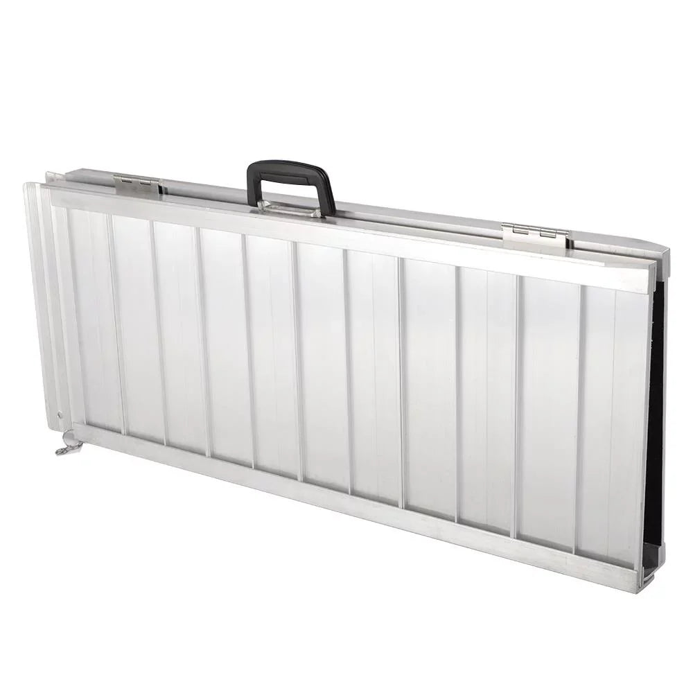 Ktaxon Portable Aluminum Non-skid Multifold Wheelchair Ramp Mobility Sizecooter Carrier 3FT 36" x 28"