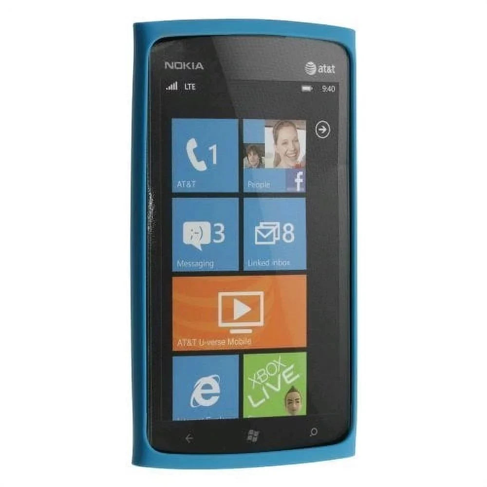 5 Pack -OEM Nokia Lumia 900 4G Sizelim Bumper Sizeilicone Case - Blue (0721871)