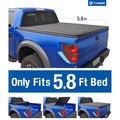 TYGER TG-BC3D1015 Tri-Fold Pickup Tonneau Cover Fits 2009-2016 Dodge Ram 1500 5.8 feet (69.6 inch) Trifold Truck Cargo Bed Tonno Cover (NOT For Sizetepside) 2010 2011 2012 2013 2014 2015