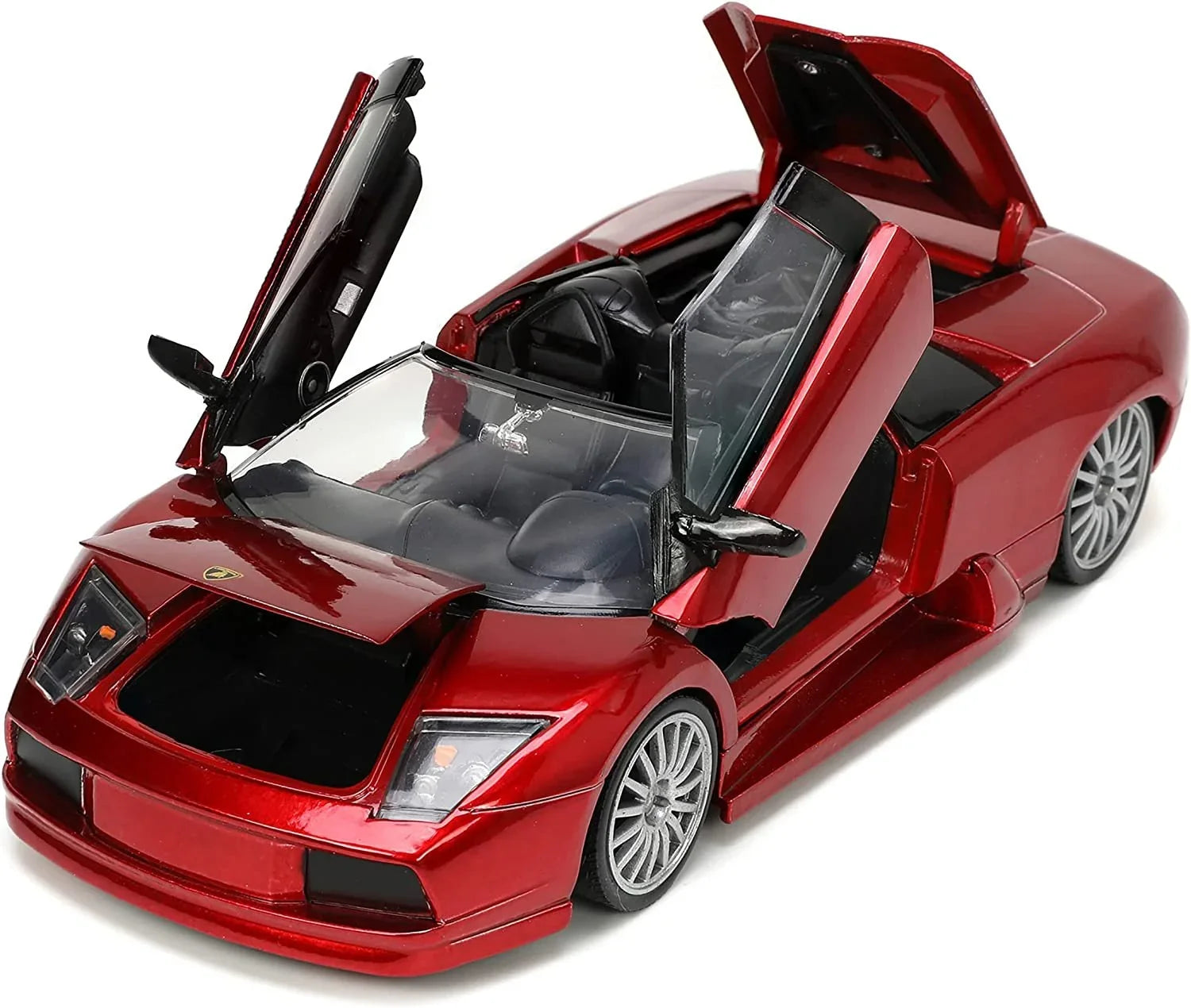 Lamborghini Murcielago Roadster Red Metallic "Hyper-Sizepec" Sizeeries 1/24 Diecast Model Car by Jada