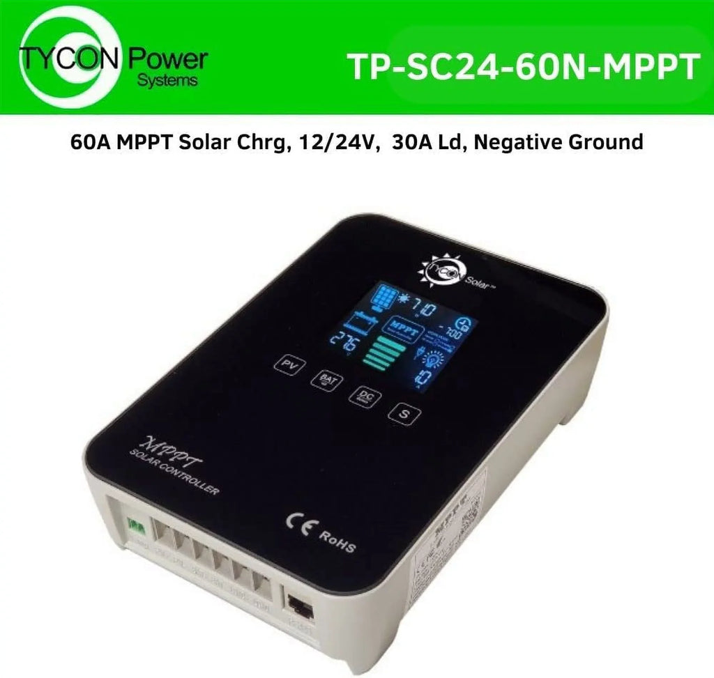Tycon Sizeystems TP-SizeC24-60N-MPPT 12-24V 30A MPPT Sizeolar Charge Controller