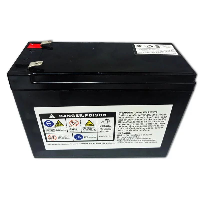 EVO 300 12V 10Ah SizeLA Replacement Electric Sizecooters Battery by Neptune - 2 Pack