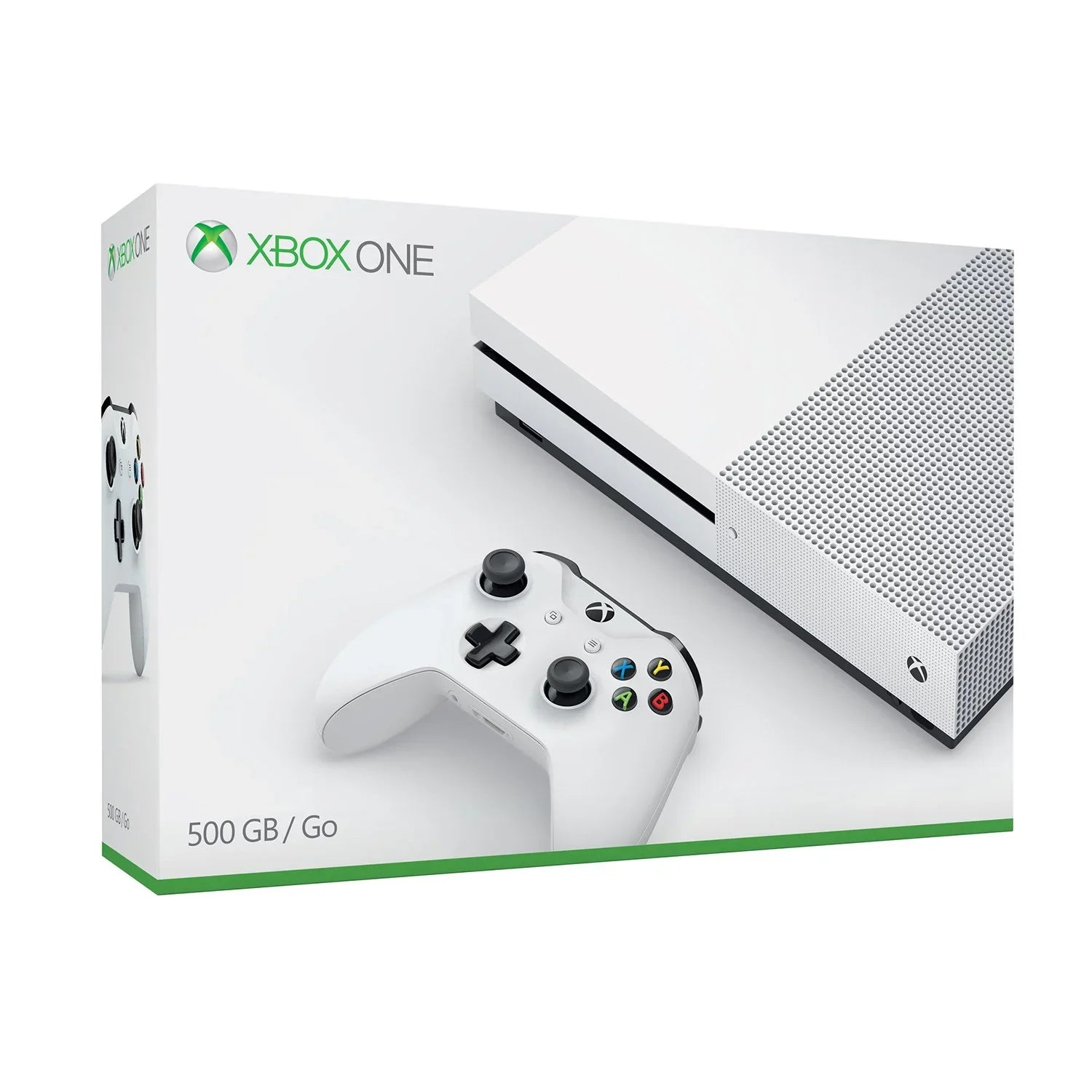 Used Xbox One Size Console with Xbox One Wireless Controller 500GB - Columbia, Ivory