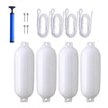 4Pcs Boat s, Boat  Protection with Inflatable Pin, Air Pump, Marine Docking Inflatable Marine for Pontoon Boats,