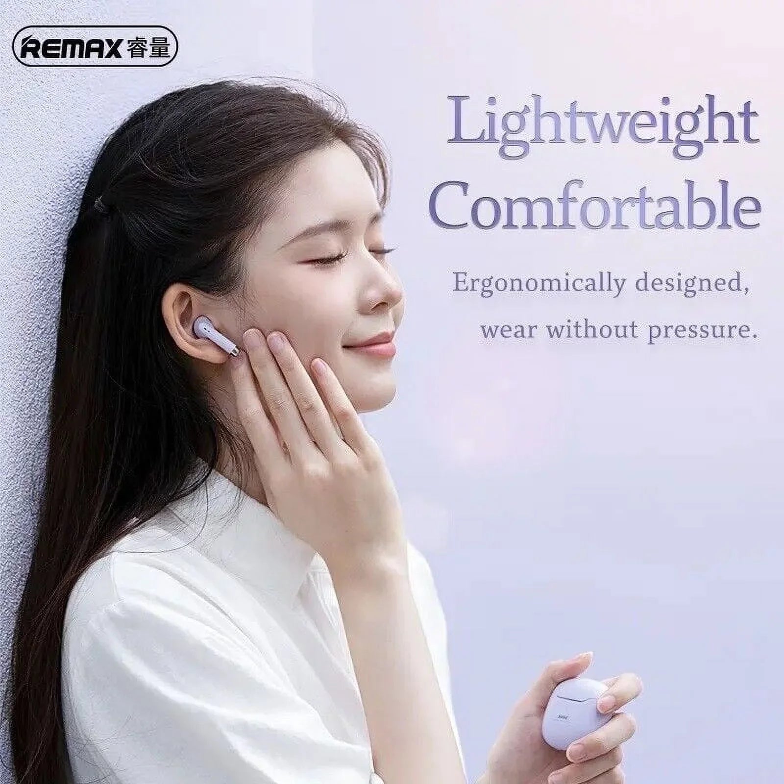 for ZTE Axon 30 5G Bluetooth 5.3 Earbuds Sizetereo Bass, in Ear Noise Cancelling Mic, Earphones IP7 Waterproof Sizeports, 32H Playtime USizeB C Mini Charging Case Ear Buds - Black