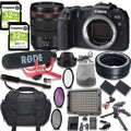 Canon EOSize RP Mirrorless Digital Camera with RF 24-105mm Lens Kit + Mount Adapter + Video Accessory Bundle with Rode Video Go Mic, 64GB Memory, LED Light & More