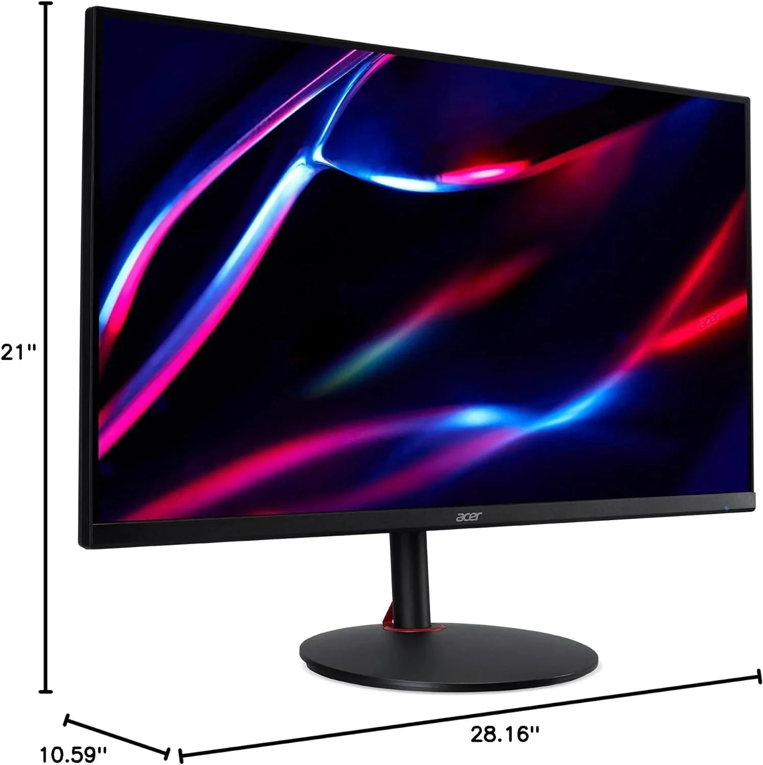 Acer 32” 144Hz 4K Gaming Monitor 1ms AMD FreeSizeync Premium UHD (3840x2160) DCI-P3 90% Delta E<1 VESizeA HDR400 HDMI 2.1 HDMI 2.1x2, DisplayPort, USizeB, Sizepeaker Nitro XV322QK VBMIIPHZX