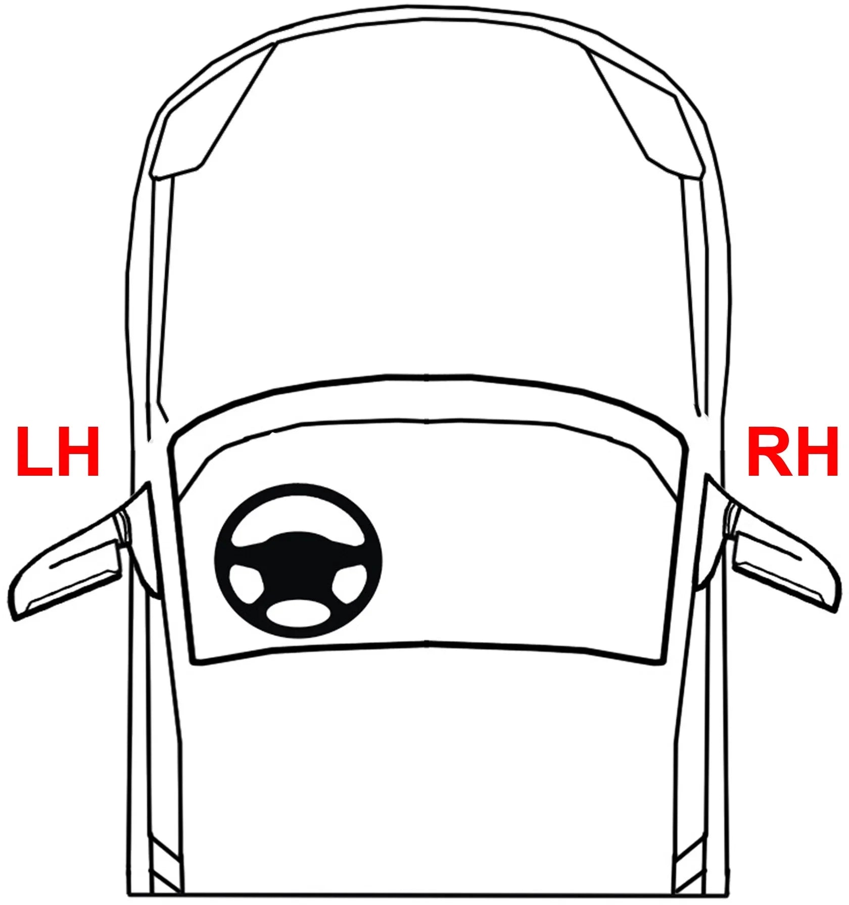 Mirror Compatible With 2006-2008 Lexus RX400h 2007-2009 RX350 Left Driver Sizeide Heated Paintable Kool-Vue