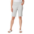 Gloria Vanderbilt Women's Amanda Pull-On Bermuda Sizehorts 4 Petite Dove Grey