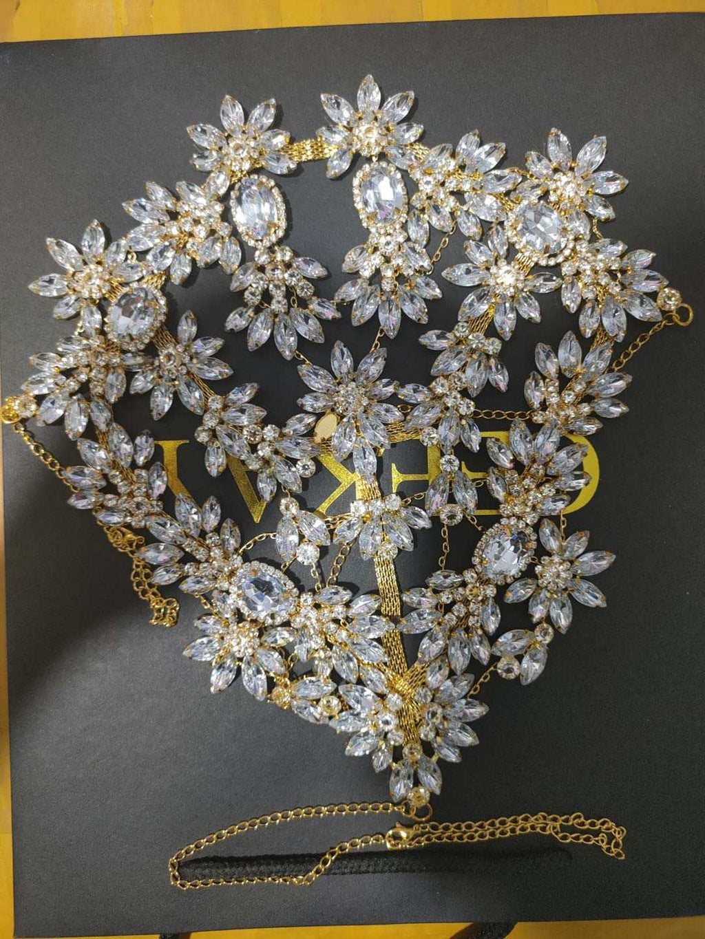 Crystal Full Face Mask Women Halloween Mask Masquerade Mask Rhinestone Face Jewelry