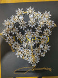 Crystal Full Face Mask Women Halloween Mask Masquerade Mask Rhinestone Face Jewelry