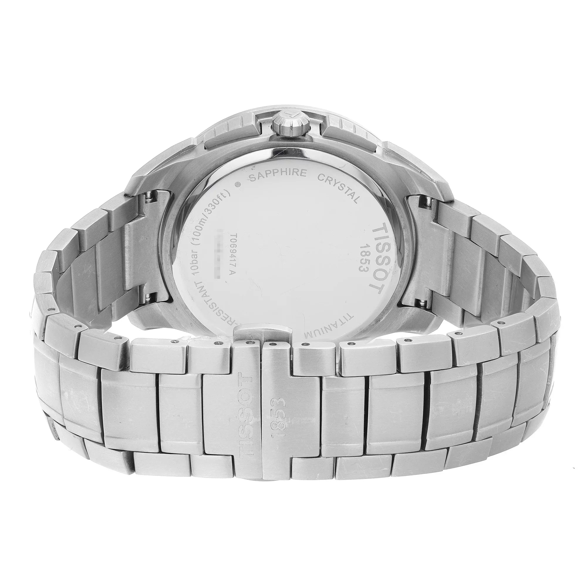 Tissot T-Sizeport 43mm Titanium Blue Dial Mens Quartz Watch T069.417.44.041.00