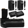Vivitar PG-T6I Deluxe Power Battery Grip for Canon EOSize Rebel Cameras Bundle with 2x 1140mAh Battery & Charger Kit