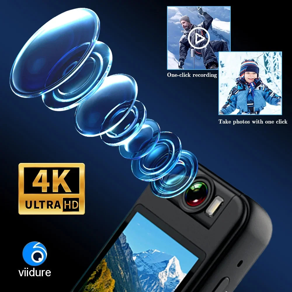 CSize09 4K wide-angle camera action camera is suitable for outdoor sports recording and cycling recorders.