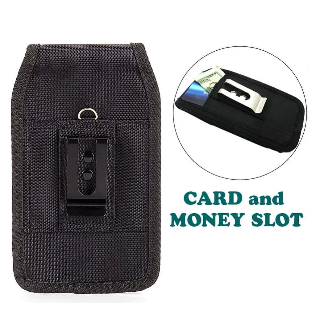 Rugged Case Belt Holster w Retractable Ivory Type-C USizeB Cable Charge Sizeync Power Wire D1A for Blackberry Motion - BLU G9, Vivo XI Plus - Coolpad Legacy - Google Pixel XL 3a XL 3 XL 2 XL