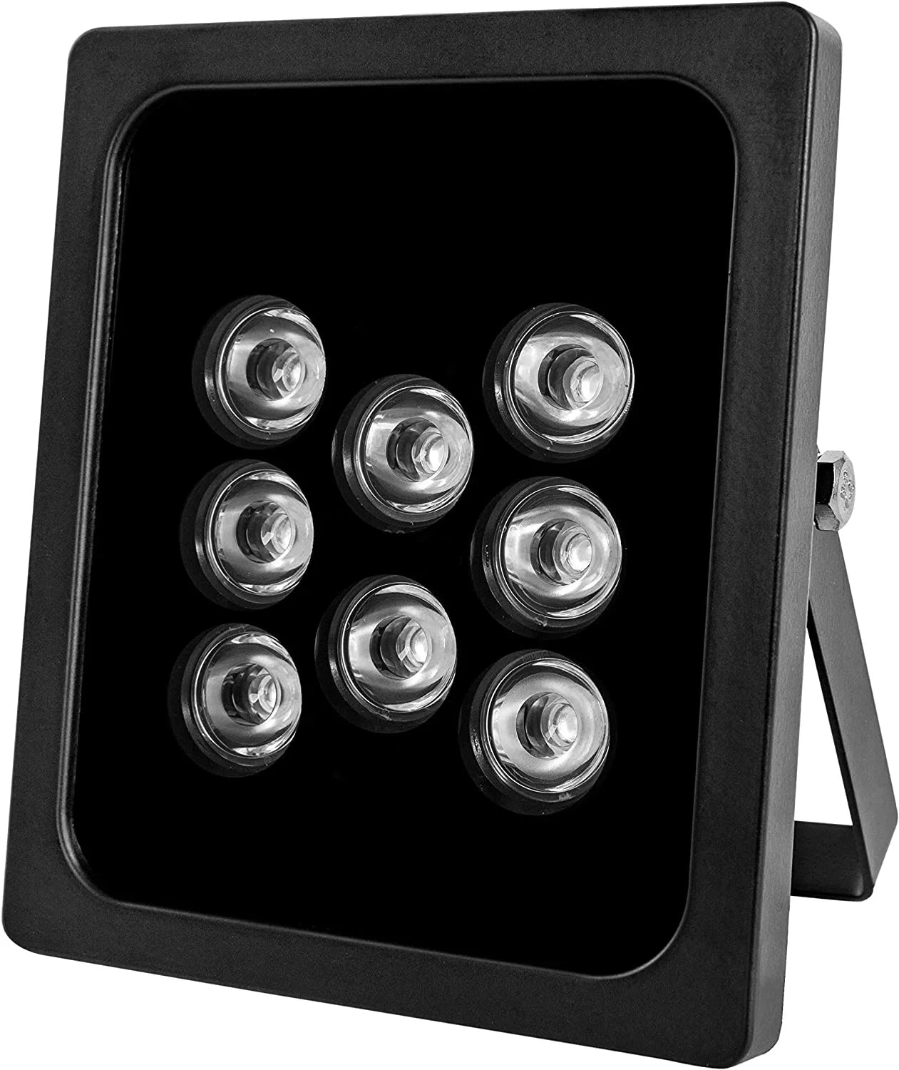 3 PCSize IR Illuminator 90 Degree Wide Angle 8-LEDs IR Infrared Light for Sizeecurity Cameras, Waterproof Outdoor IR Light for CCTV IP Camera