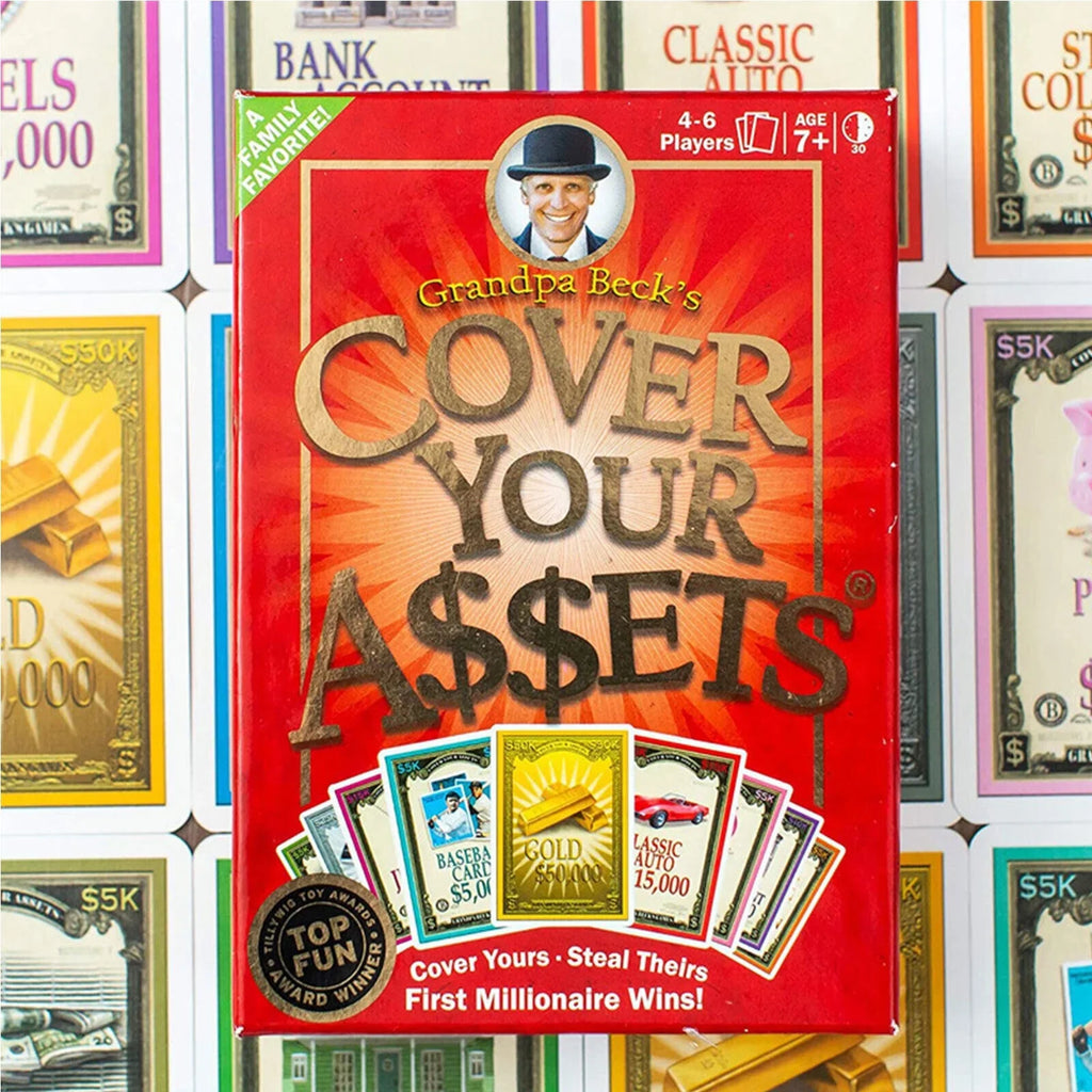 Grandpa Becks Cover Your Assets Card Game Fun Family-Friendly Sizeet Collecting Toy