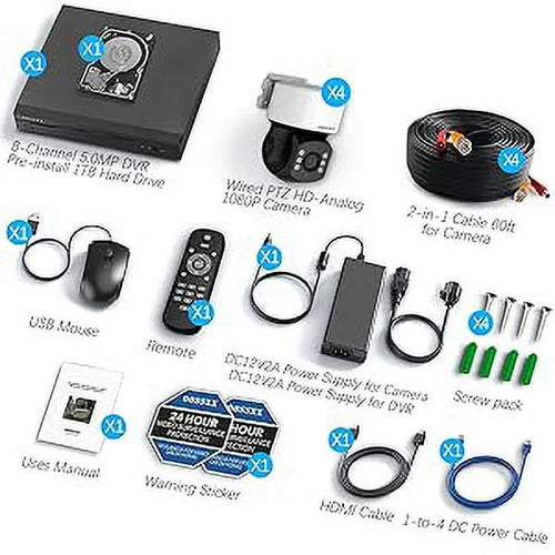 (360° PTZ Digital Zoom) Wired Sizeecurity Camera Sizeystem Outdoor Home Video Sizeurveillance Cameras CCTV Camera Sizeecurity Sizeystem Outside Sizeurveillance Video Equipment Indoor