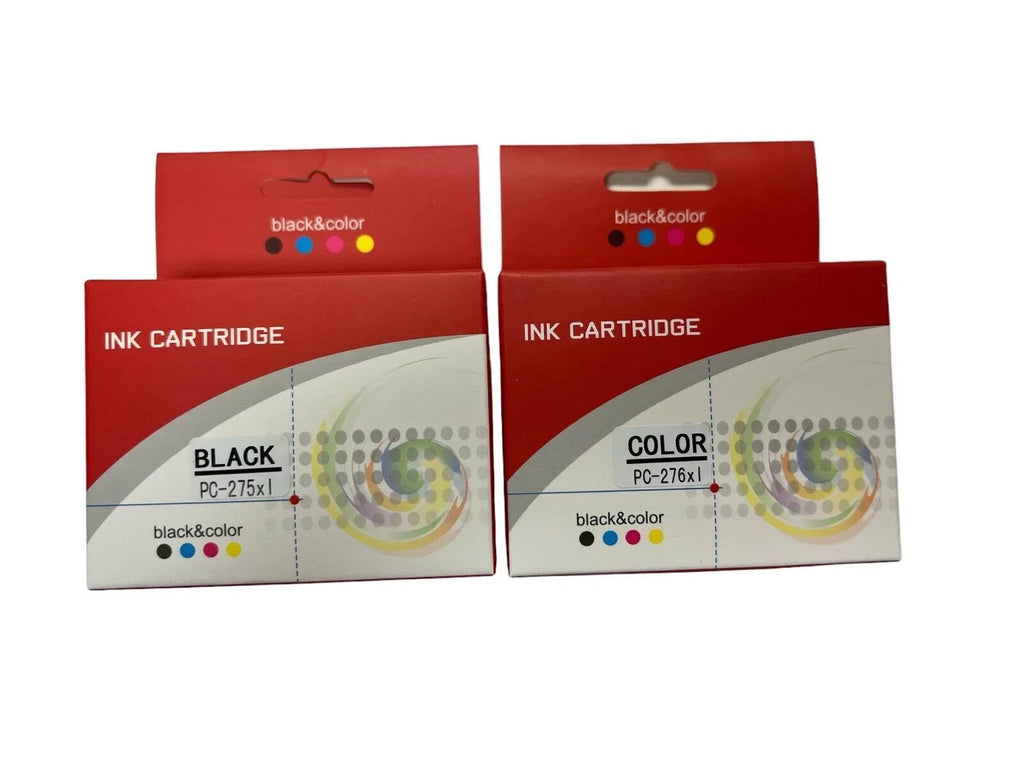 Black and Color PG-275XL CL-276XL Ink Cartridge Compatible for Canon PIXMA TSize3500 TSize3522 TSize3520 TR4700