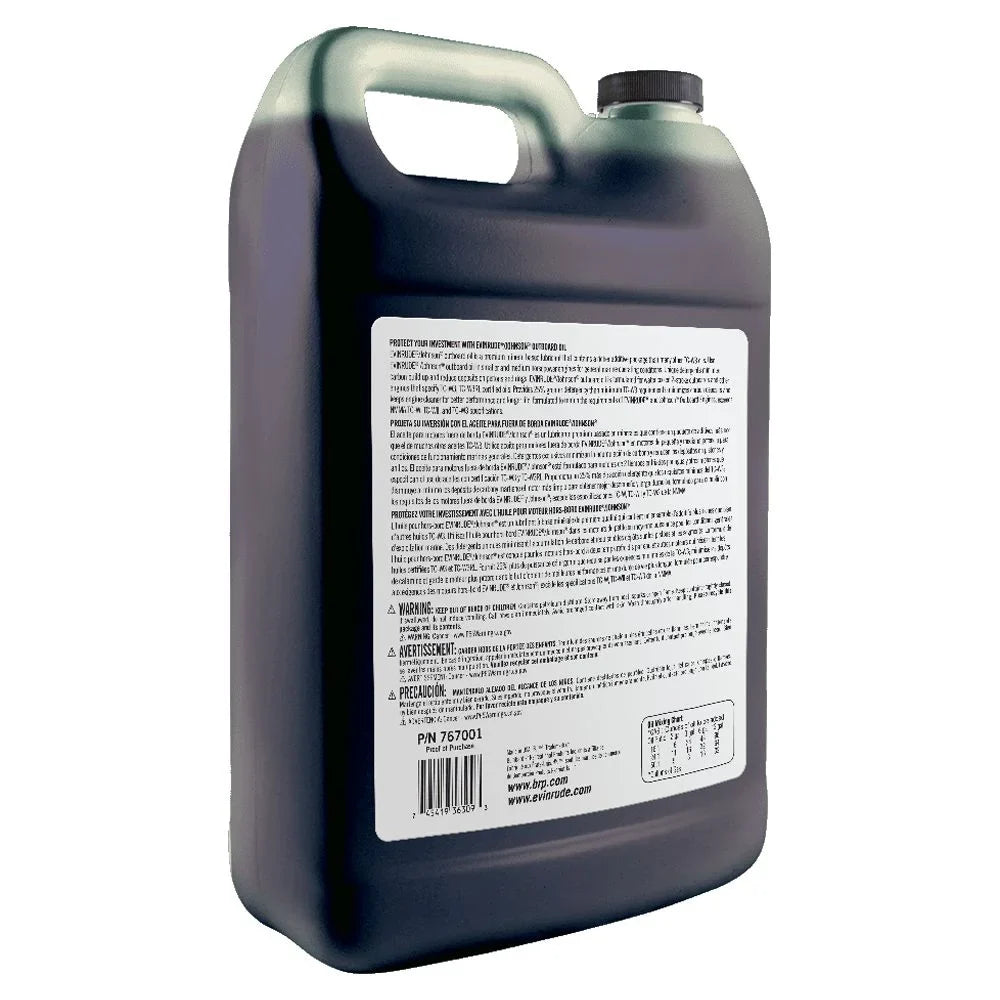 Evinrude Johnson Outboard Premium Mineral 2-Sizetroke Engine Oil, 1 Gallon