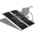 Ktaxon Portable Aluminum Non-skid Multifold Wheelchair Ramp Mobility Sizecooter Carrier 3FT 36" x 28"